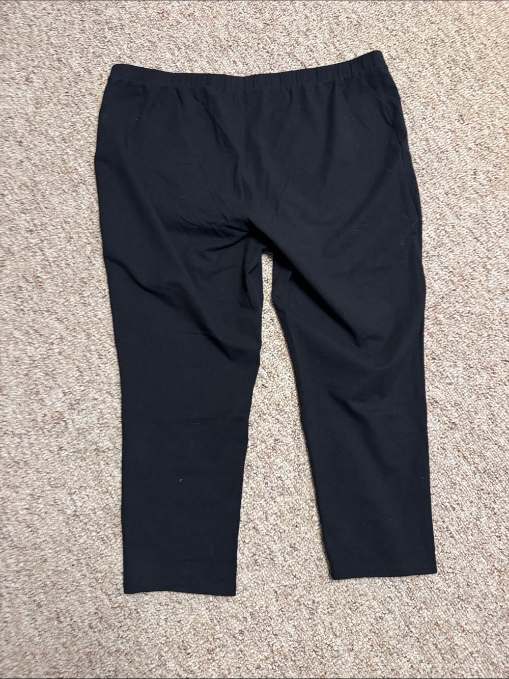 Women with Control Black Straight Leg Pants - Picture 4 of 4